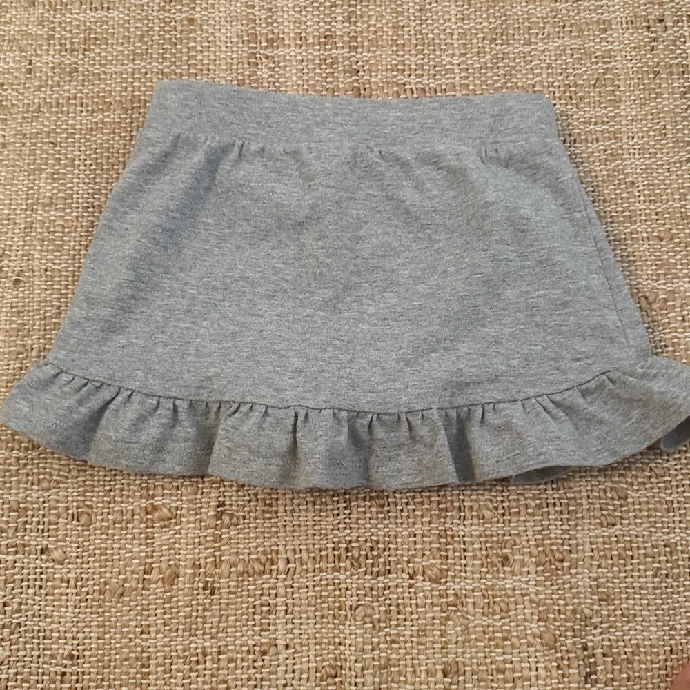 Nike Gray Cotton Ruffle Hem Girls Tennis Athletic Skort Skirt 3T